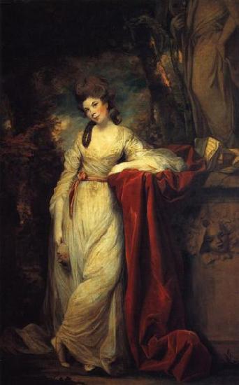 Sir Joshua Reynolds Portrait of Mrs Abington oil painting image